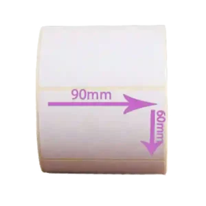 فروش لیبل کاغذی سایز 90x60