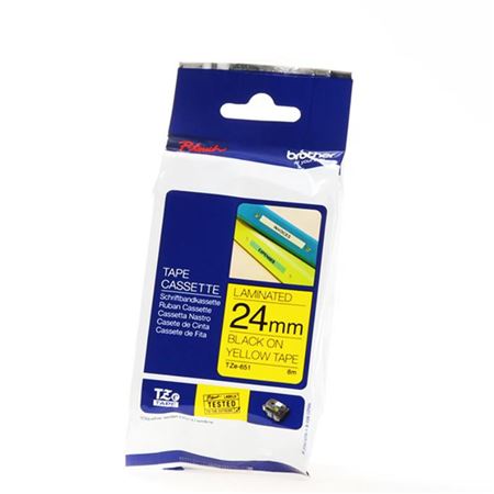 Brother TZe-651 مشخصات لیبل لمینتی اورجینال Brother TZe-651